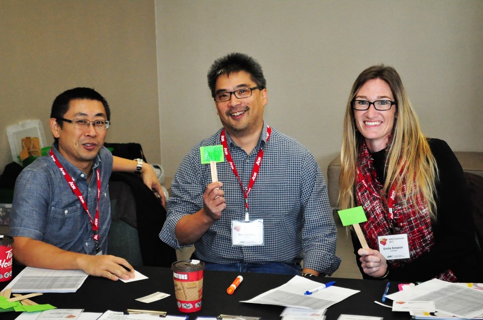 Some of our wonderful volunteers. R to L: Michael Nishi, Kenneth Kuo & Emile Simpson